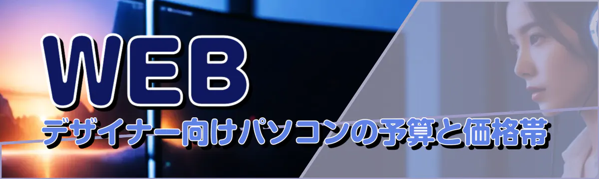 WEBデザイナー向けパソコンの予算と価格帯