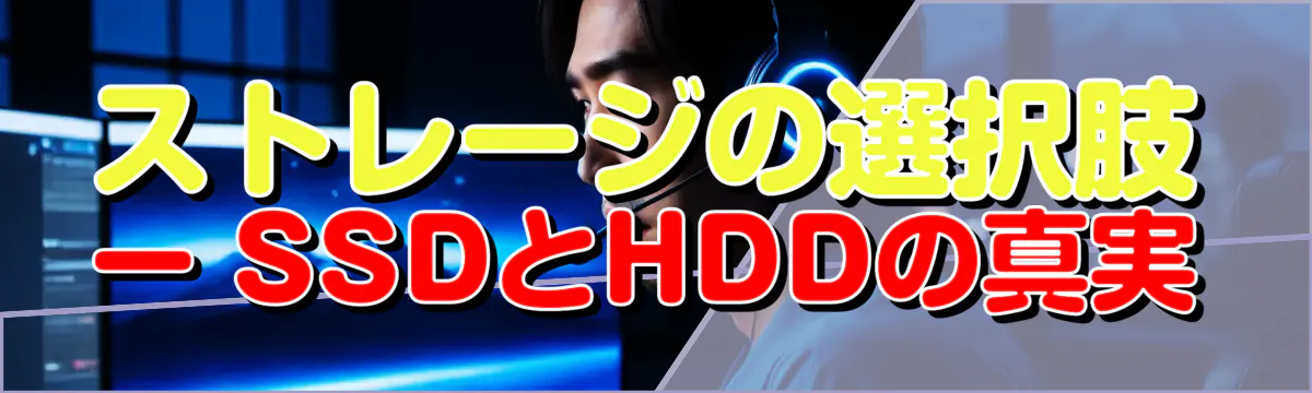 ストレージの選択肢 ー SSDとHDDの真実