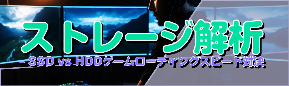 ストレージ解析 ? SSD vs HDDゲームローディングスピード対決