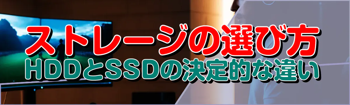 ストレージの選び方 HDDとSSDの決定的な違い