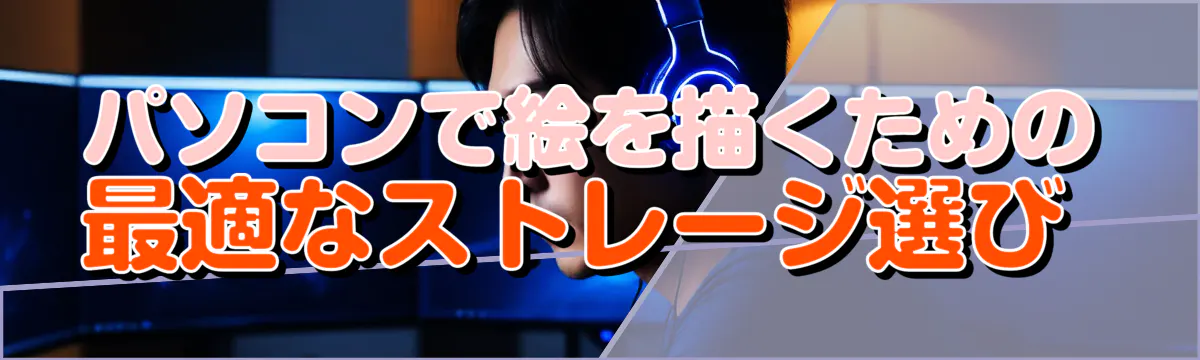 パソコンで絵を描くための最適なストレージ選び