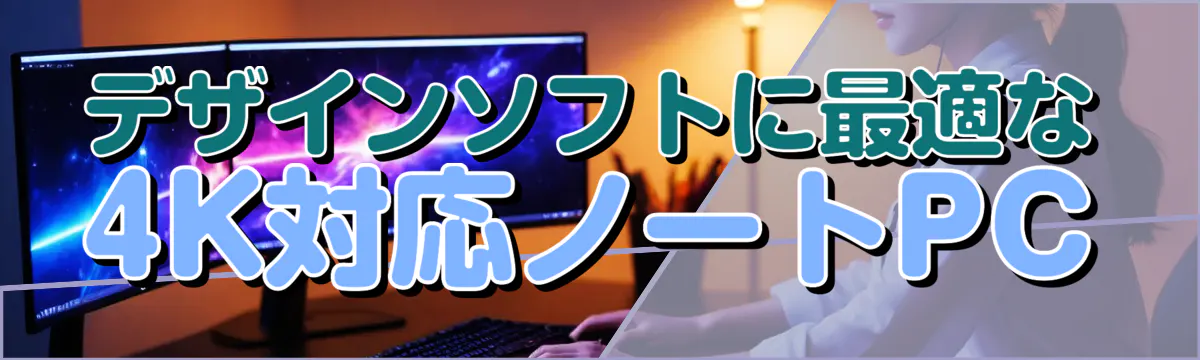 デザインソフトに最適な4K対応ノートPC