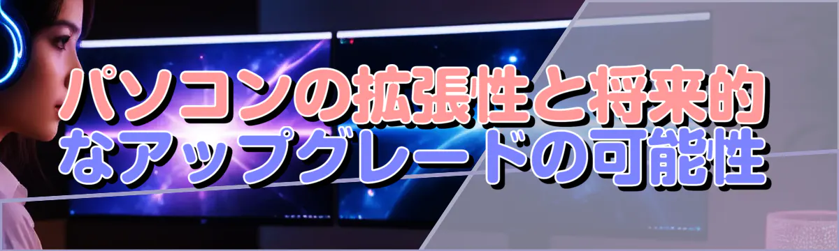 パソコンの拡張性と将来的なアップグレードの可能性