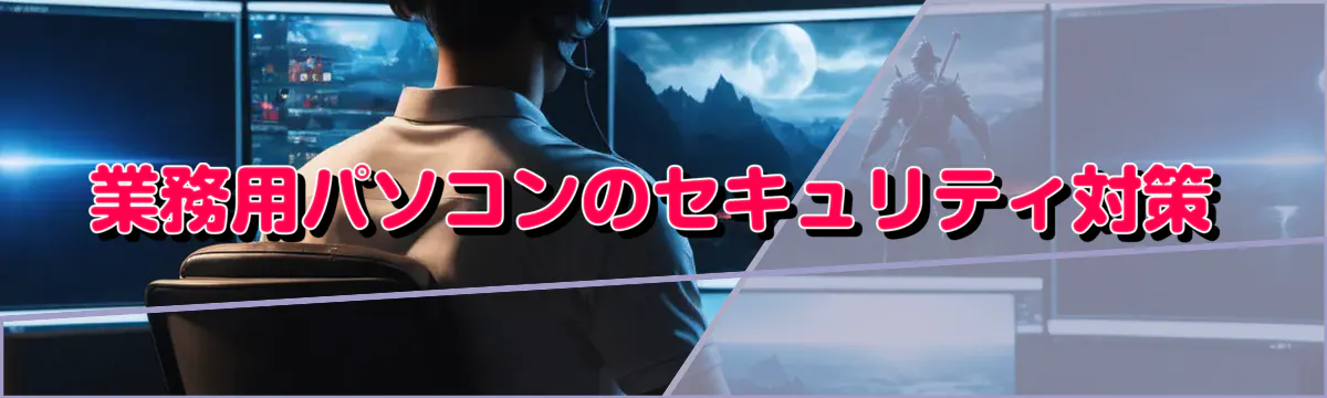 業務用パソコンのセキュリティ対策