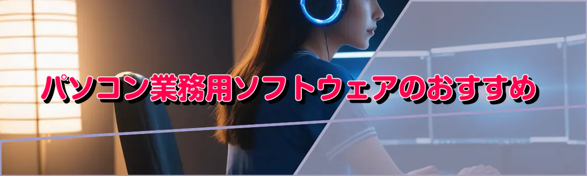 パソコン業務用ソフトウェアのおすすめ