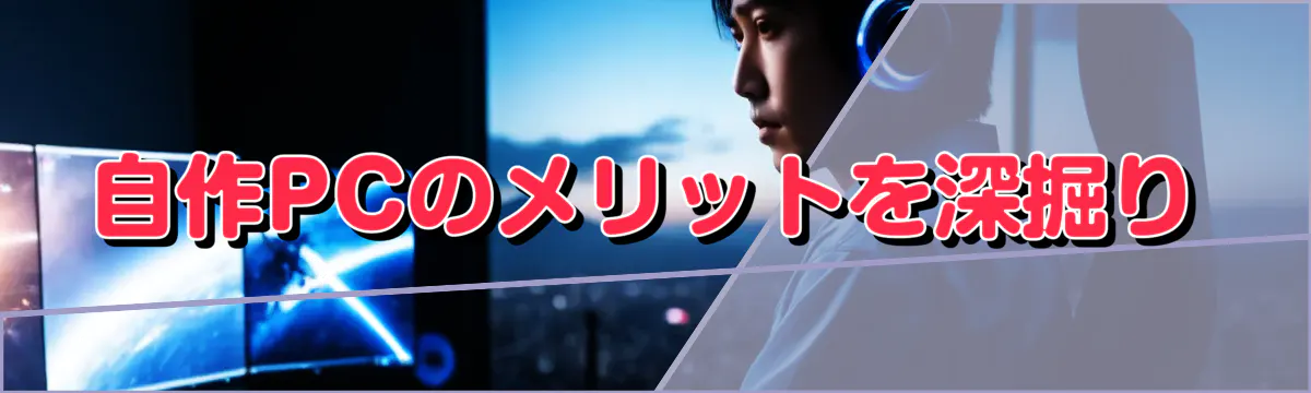 自作PCのメリットを深掘り