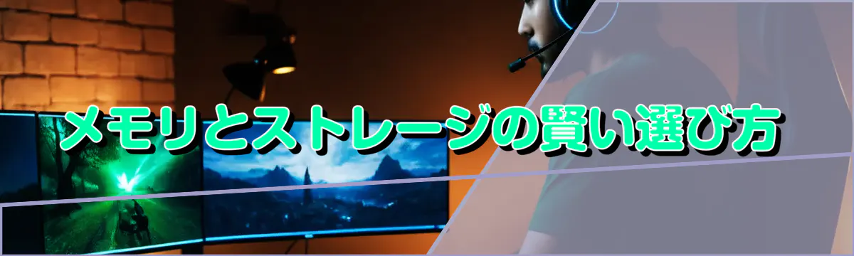 メモリとストレージの賢い選び方