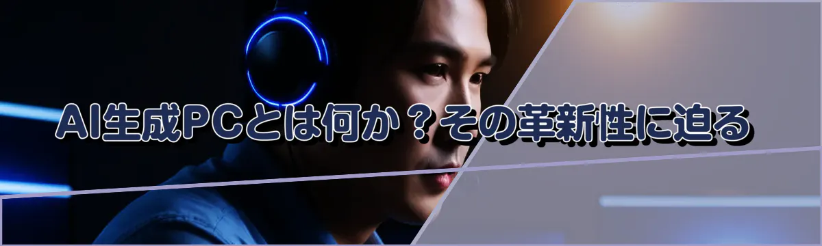 AI生成PCとは何か？その革新性に迫る
