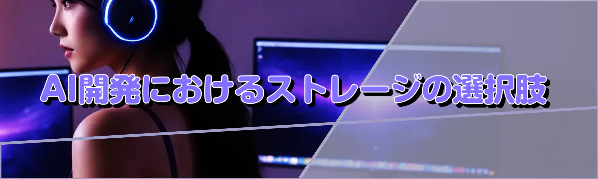AI開発におけるストレージの選択肢