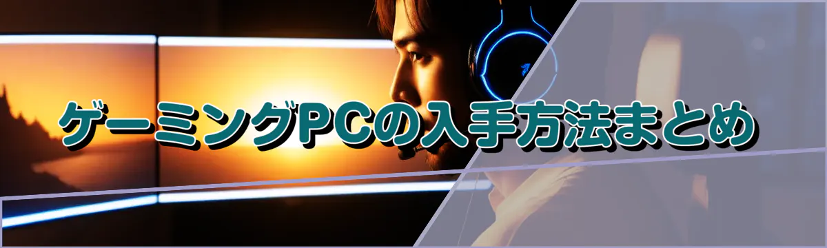 ゲーミングPCの入手方法まとめ