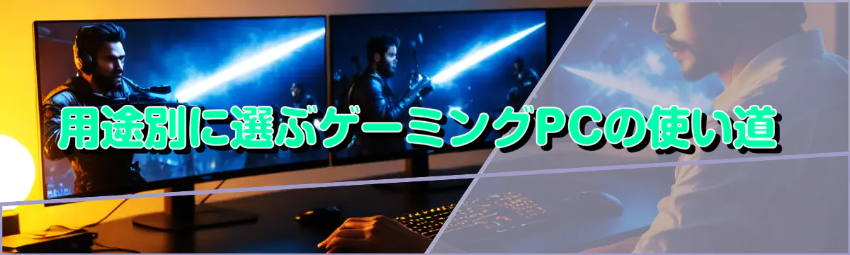 用途別に選ぶゲーミングPCの使い道