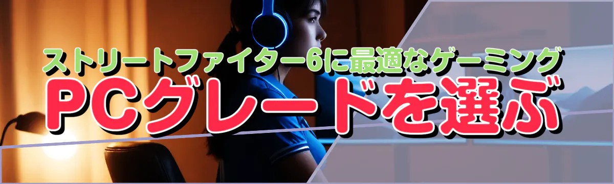 ストリートファイター6に最適なゲーミングPCグレードを選ぶ