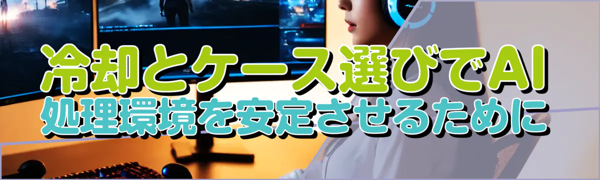 冷却とケース選びでAI処理環境を安定させるために