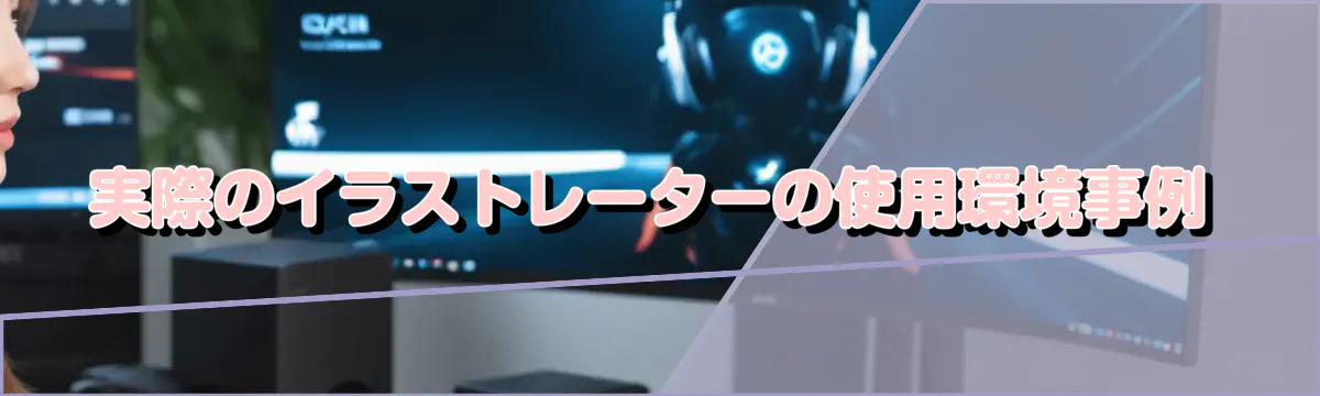 実際のイラストレーターの使用環境事例