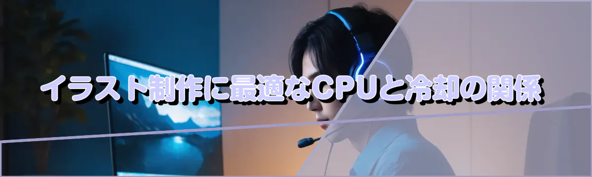 イラスト制作に最適なCPUと冷却の関係