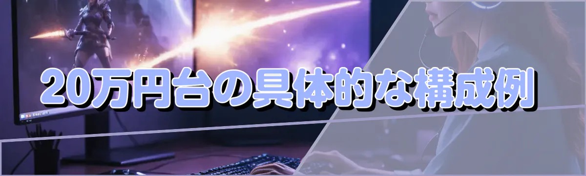 20万円台の具体的な構成例