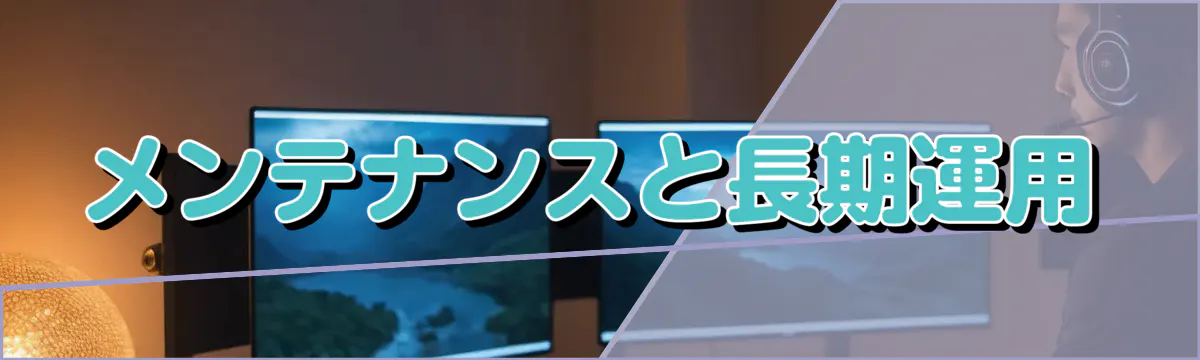 メンテナンスと長期運用