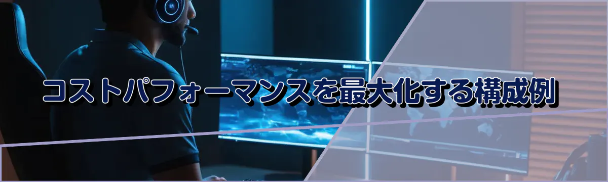 コストパフォーマンスを最大化する構成例