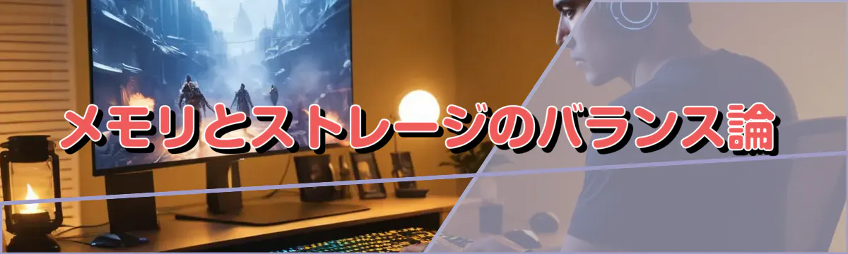 メモリとストレージのバランス論