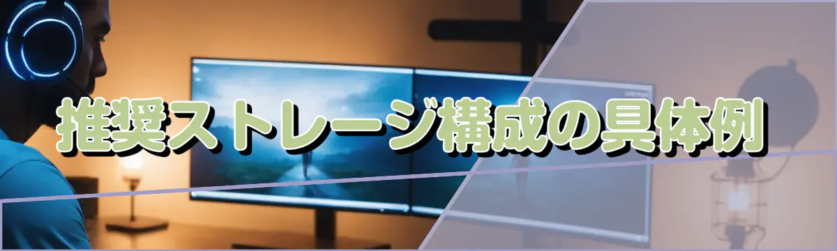 推奨ストレージ構成の具体例