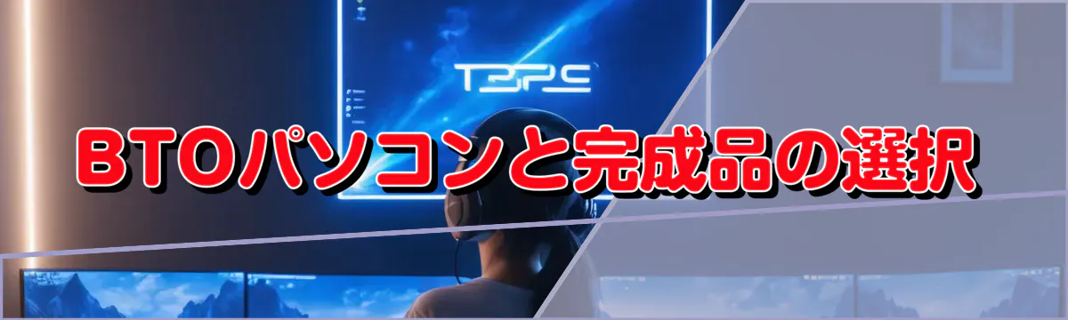 BTOパソコンと完成品の選択