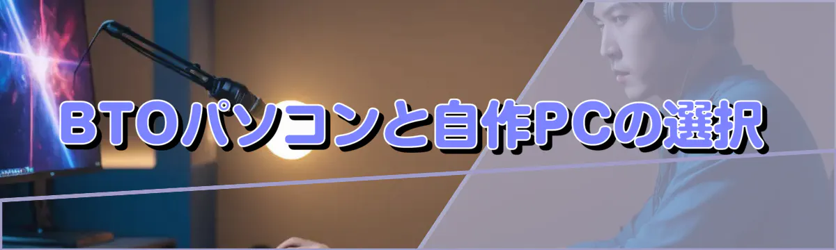 BTOパソコンと自作PCの選択