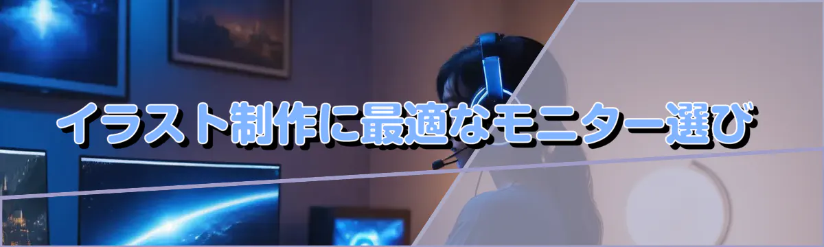 イラスト制作に最適なモニター選び