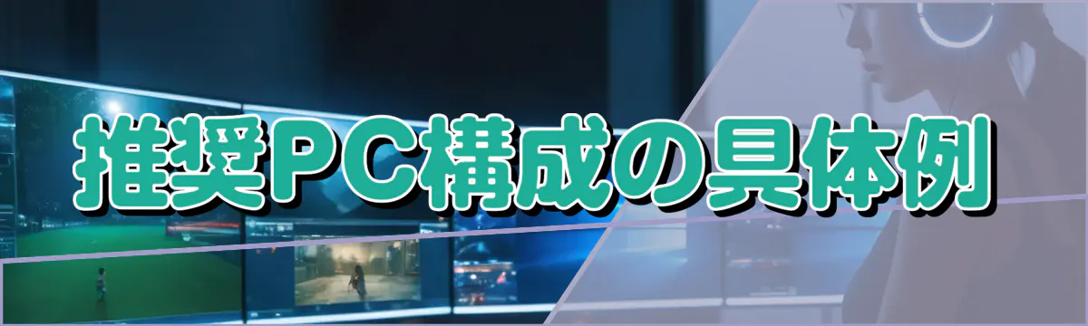 推奨PC構成の具体例