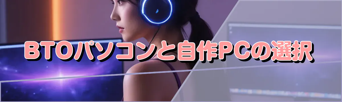 BTOパソコンと自作PCの選択