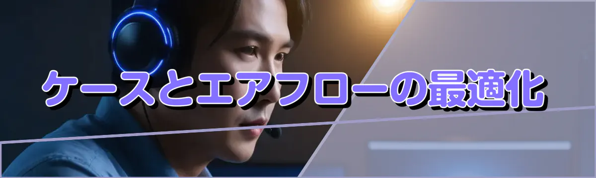 ケースとエアフローの最適化