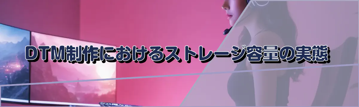 DTM制作におけるストレージ容量の実態