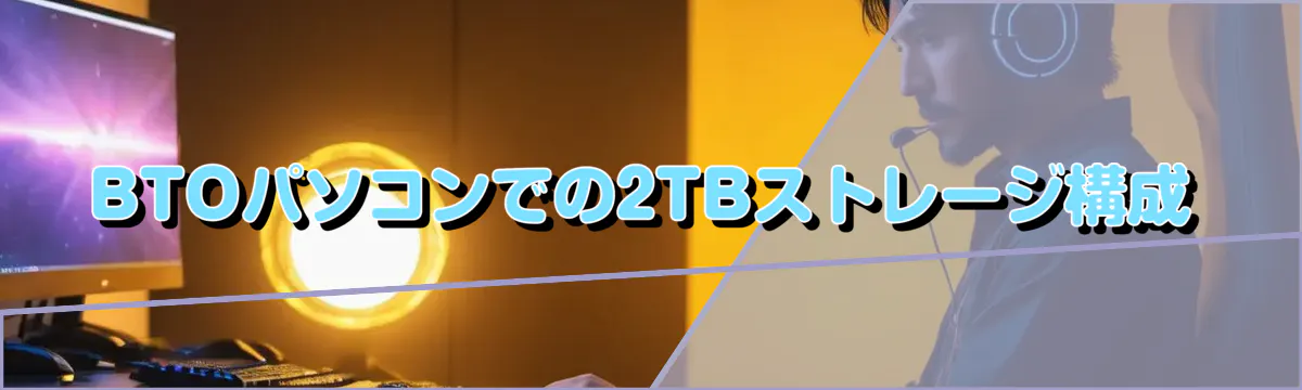 BTOパソコンでの2TBストレージ構成