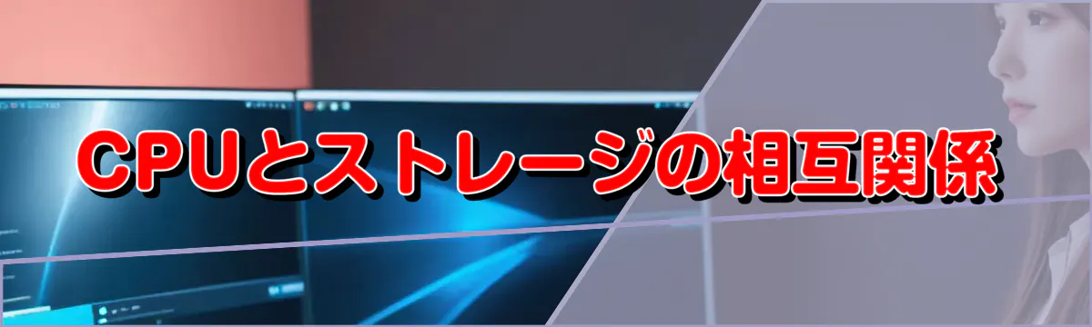CPUとストレージの相互関係