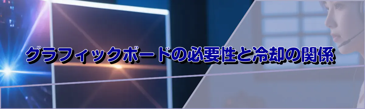 グラフィックボードの必要性と冷却の関係