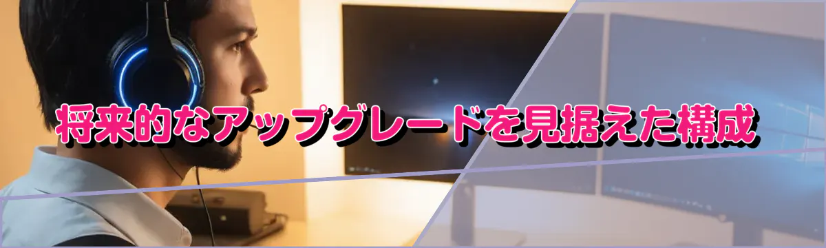 将来的なアップグレードを見据えた構成