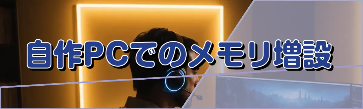 自作PCでのメモリ増設