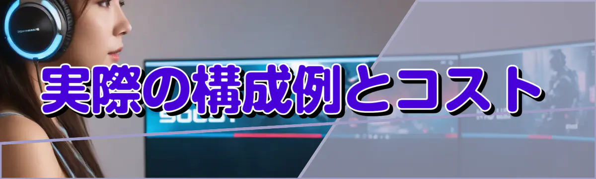 実際の構成例とコスト