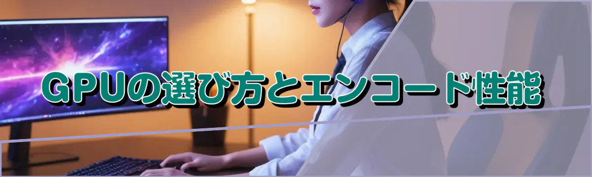 GPUの選び方とエンコード性能