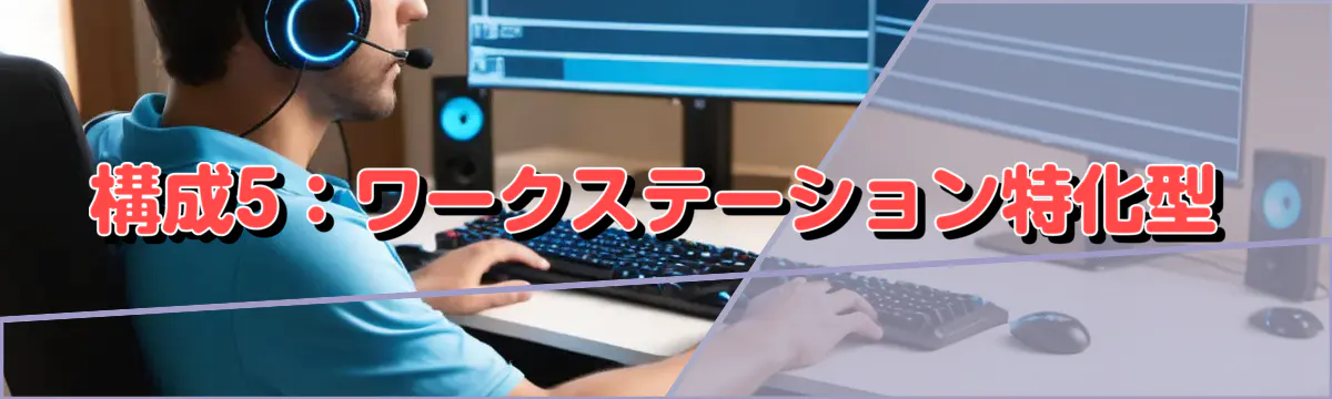 構成5:ワークステーション特化型
