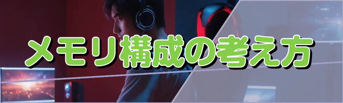 メモリ構成の考え方