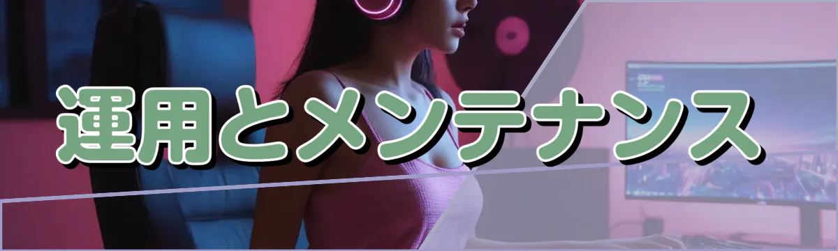 運用とメンテナンス