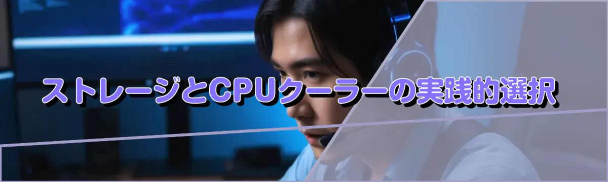 ストレージとCPUクーラーの実践的選択