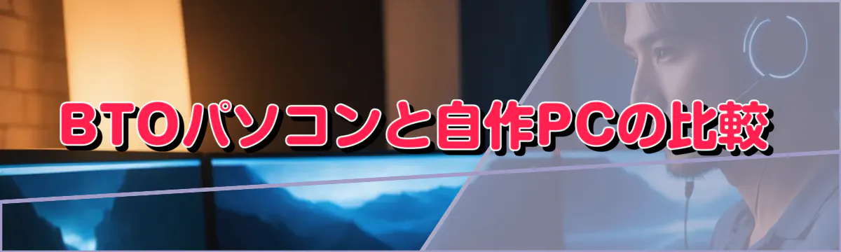 BTOパソコンと自作PCの比較