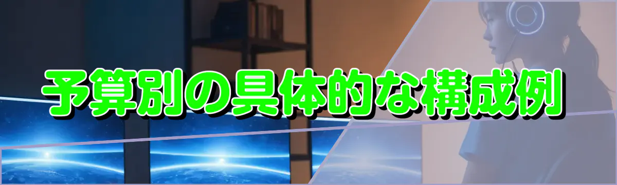 予算別の具体的な構成例