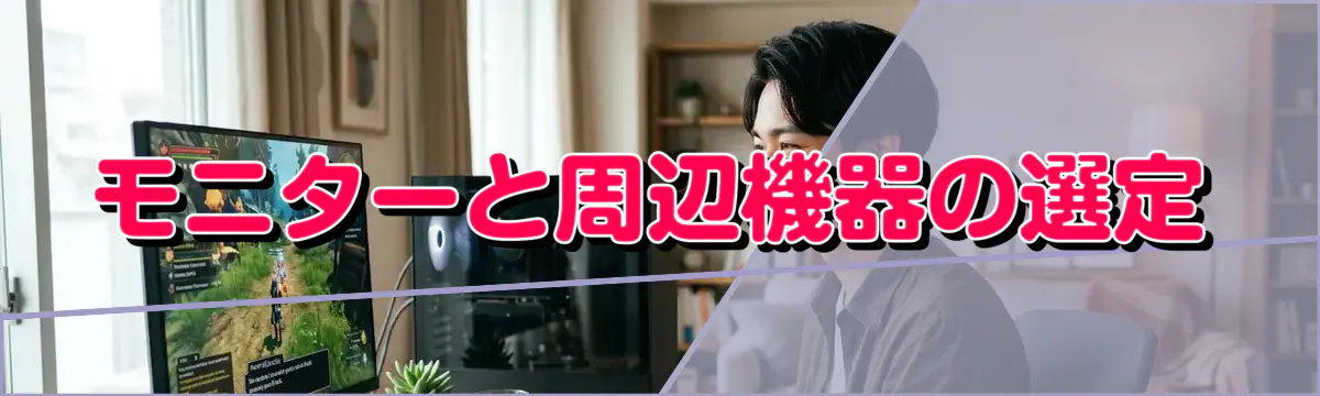 モニターと周辺機器の選定