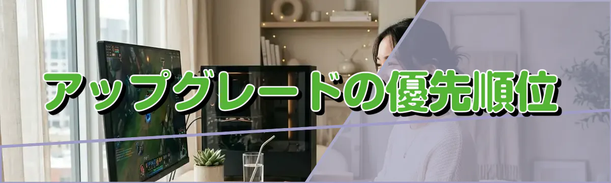 アップグレードの優先順位