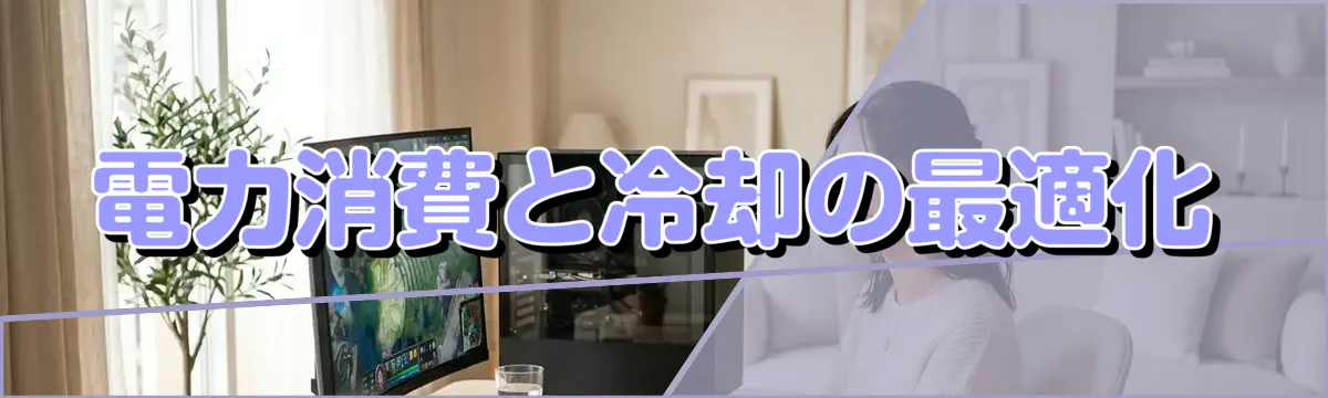電力消費と冷却の最適化