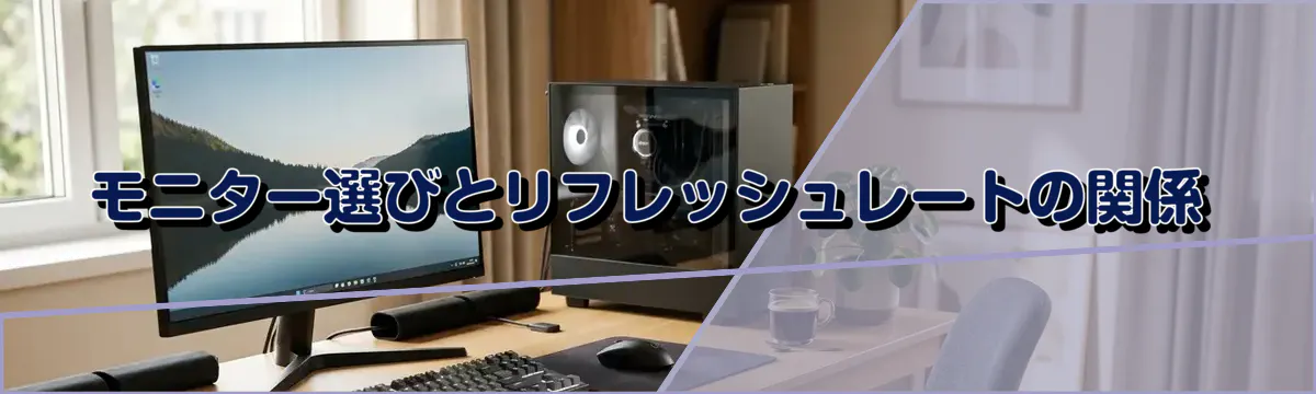 モニター選びとリフレッシュレートの関係