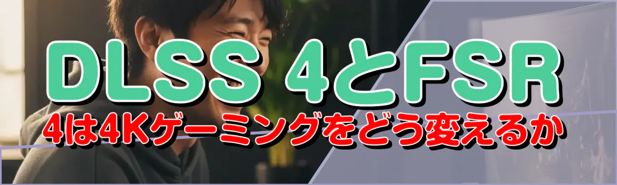 DLSS 4とFSR 4は4Kゲーミングをどう変えるか