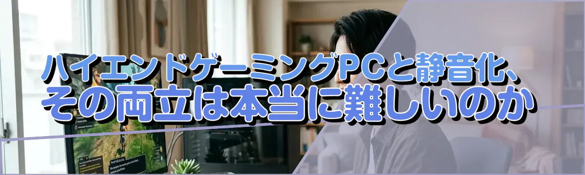 ハイエンドゲーミングPCと静音化、その両立は本当に難しいのか